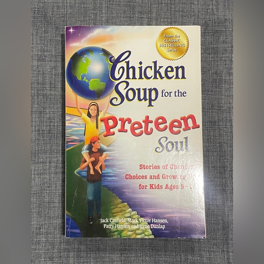 Chicken Soup for the Preteen Soul - Kids Book (White/Blue/Purple)